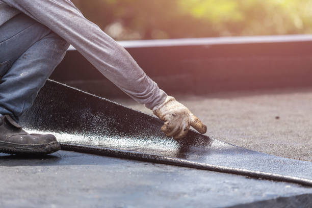 Professional Basement Waterproofing technician working in Potsdam, OH